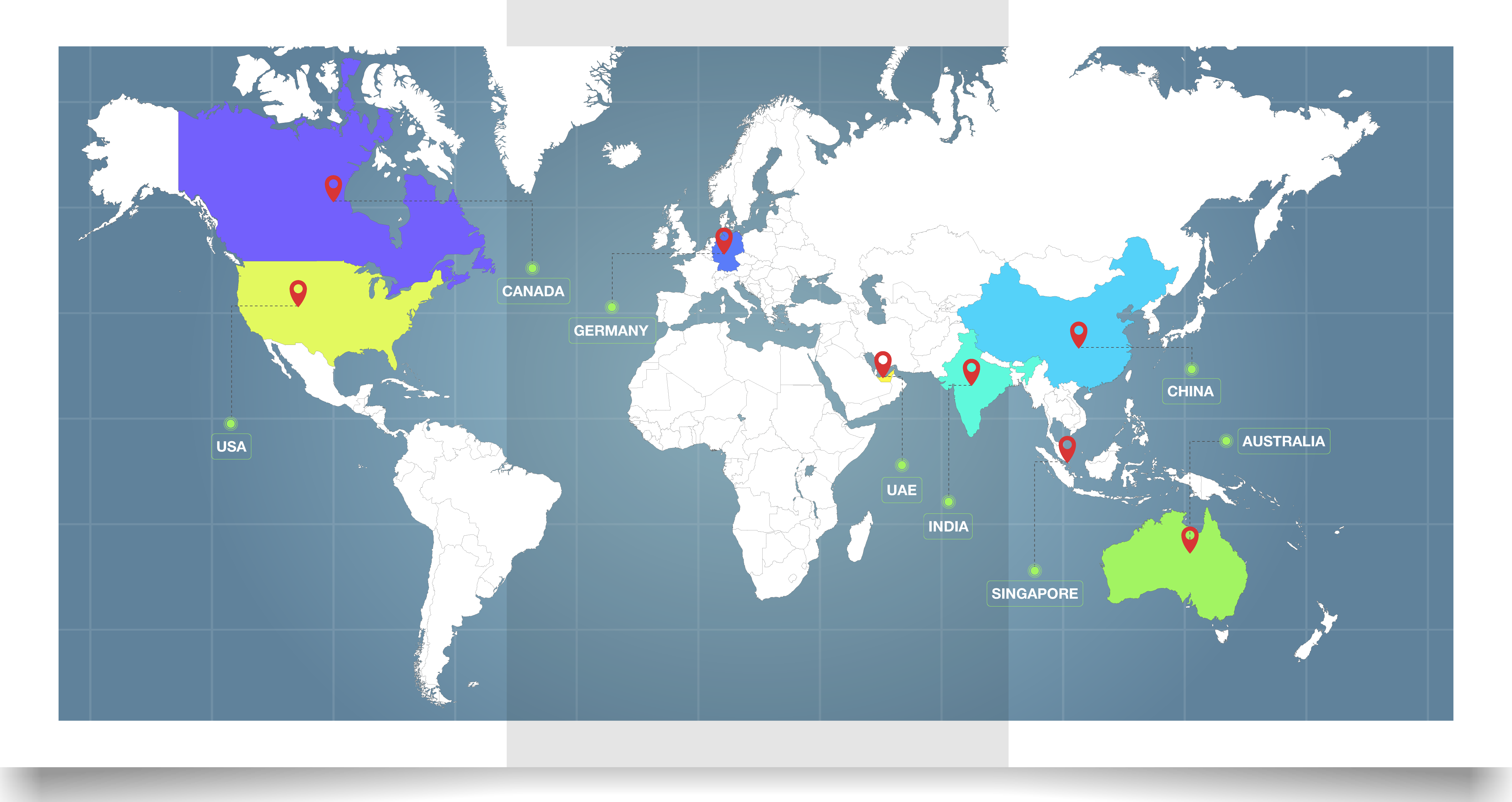 Global Presence Map